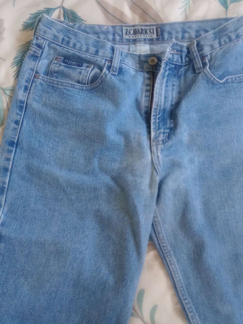 Z. Cavaricci Men’s Light Blue Denim Jeans